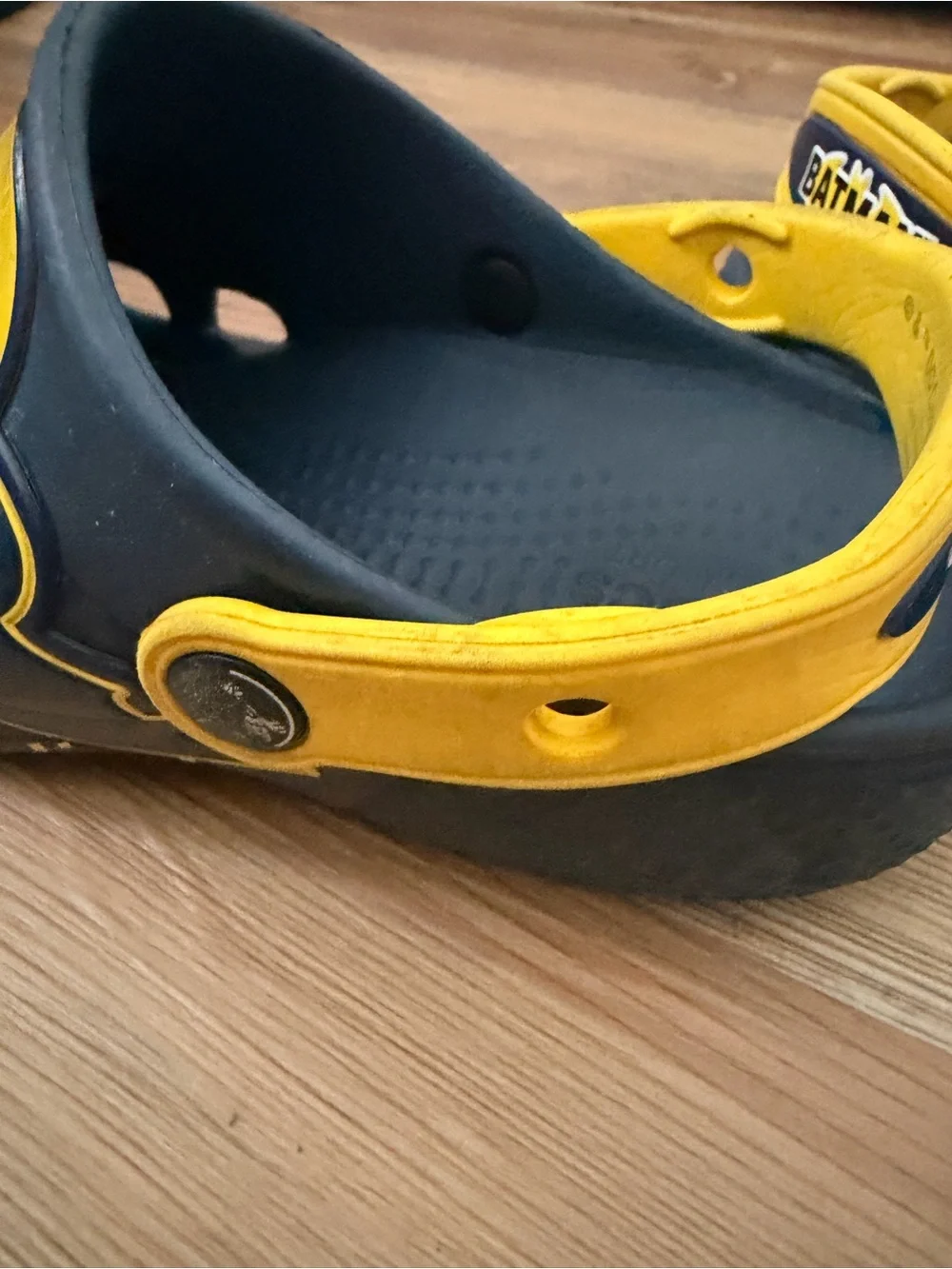 CROCS Batman Kids Clogs in Black and Yellow